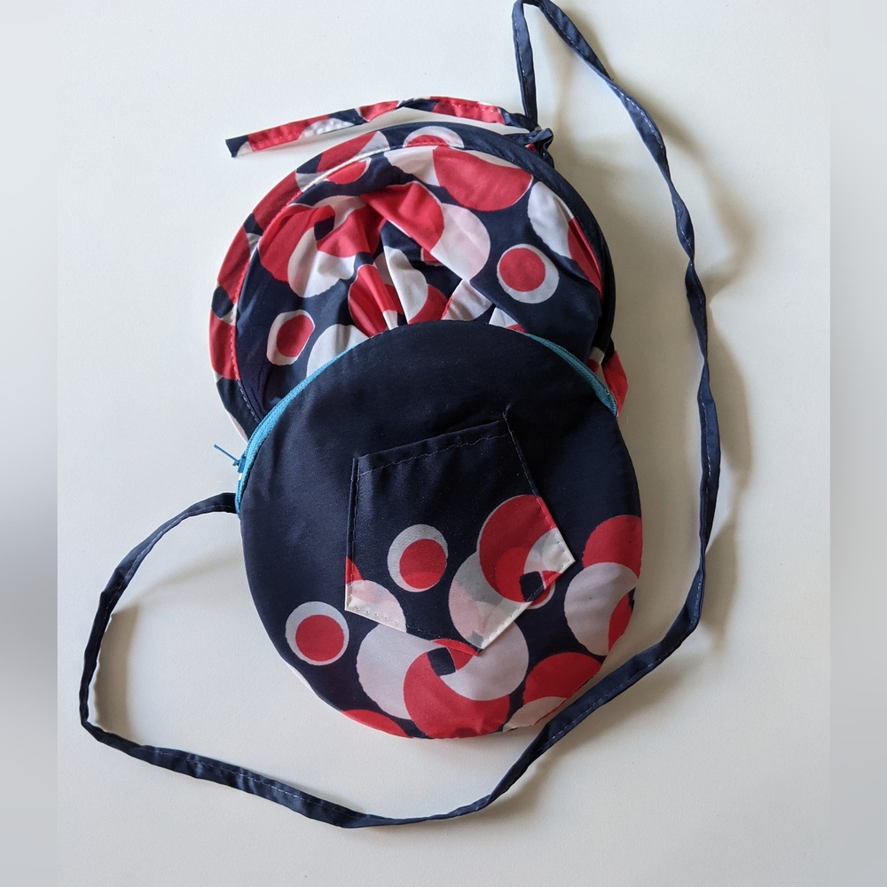 Vintage 1970s Collapsible Hat in original matching case/purse - Picture 3 of 5